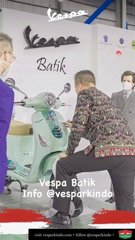 BaTiK GuRu cek kondisi Vespa dan luruskan setir lihat film terbaik peserta lomba domino tersisa sedikit stok kolaborasi lokal image 4