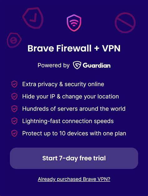 BrAvE VpN Indikator tampilan antarmuka simpel yang Praktis image 1