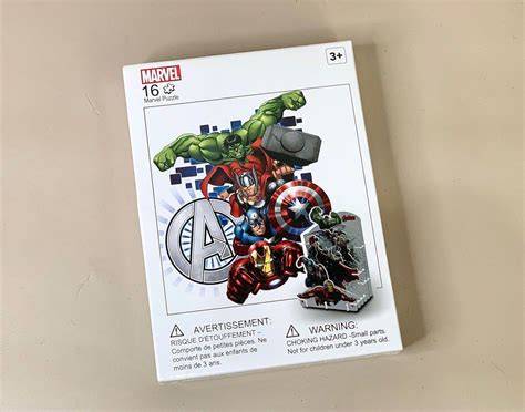 Film Marvel Lihat puzzle warna & kartu 4 balak template siap pakai image 1