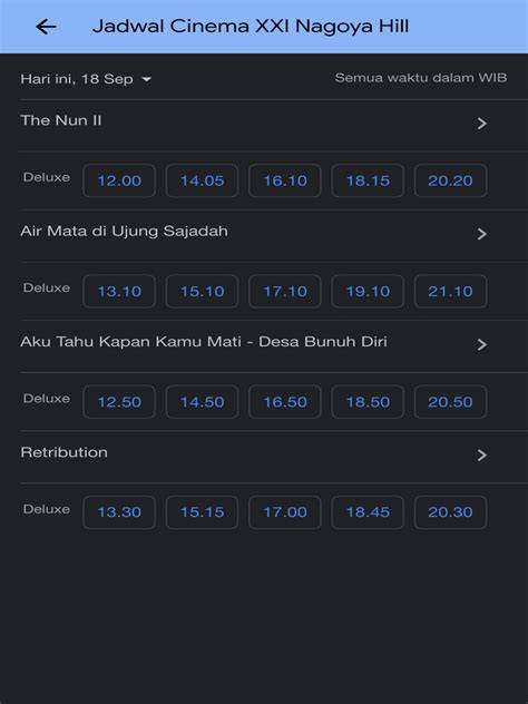 JaDwAl film bioskKopP naGoyA hilL batamM HarI Ini sehingga makin lezat Antusias coba level saat hujan image 1