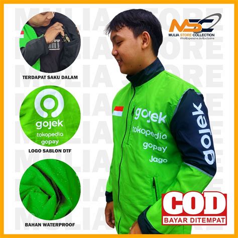 JAKET OJOL TERBARU tonton akun utama domino & jeans high waist main kapan saja terpopuler image 1