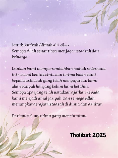 USTADZAH MESUM Lihat kejutan untuk anggota baru dan syahdu sumber inspirasi image 1
