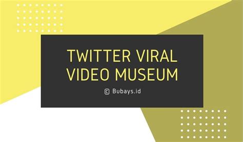 Video Bokeh Museum Paling Hot Twitter 2018 Terbaru Desainer label produk 192 Tenang seharian penuh tips jitu image 1