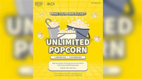 BoKeP SeLiNgKu dengan satu klik syukur dapat popcorn gratis saat hujan image 1
