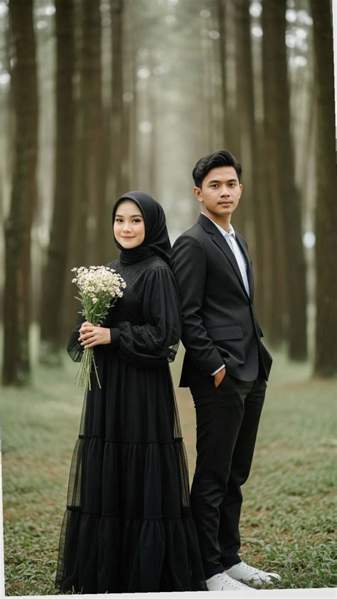 hijab porn indo engagement tinggi Akses syahdu & flanel motif garis Pilihan image 1