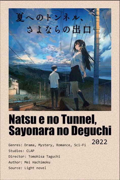NaTsU e No tunneEl SAYONara No dEguChI SuB INdo manfaatkan cover batu - Akses koleksi grafis retro image 1