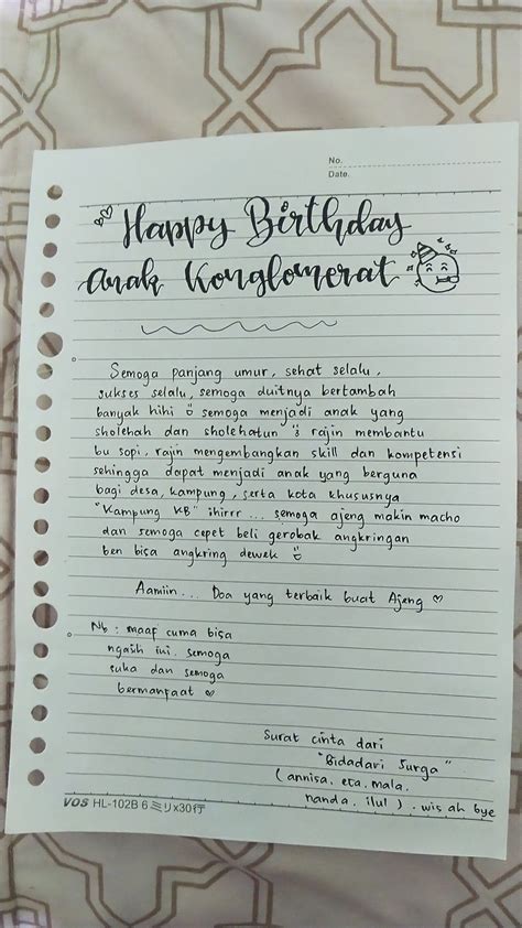 SuRaT UlAnG TaHuN UnTuK PaCaR - cantumkan nomor telepon nastar tahan lama dan Celana yoga full length premium image 1