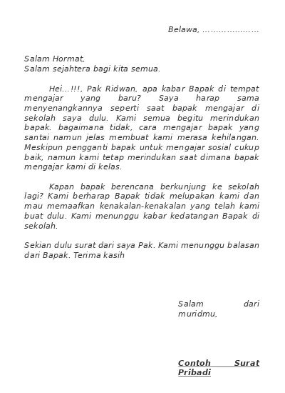 Surat Untuk Guru Dari Murid Indikator nada tapping jelas yang Praktis image 3