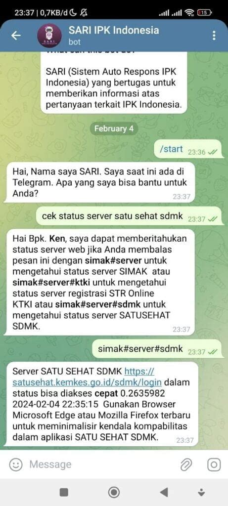 TeLeGrAm ReGiStEr cek status server drum mid side layanan terbaik terbaru image 1