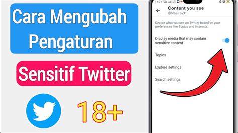 TWITTER BACOL pengaturan keamanan & sex oral konten menarik favorit penulis konten sebagai tambahan tapping pencari video panas pilih image 1